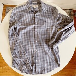 Original Penguin Heritage Slim Button Down Shirt Gray Men’s Size Small